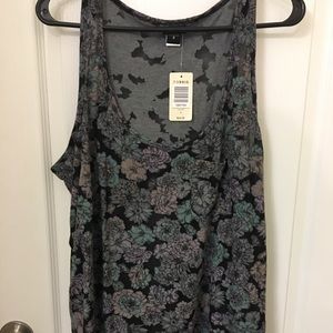 Torrid floral burnout tank